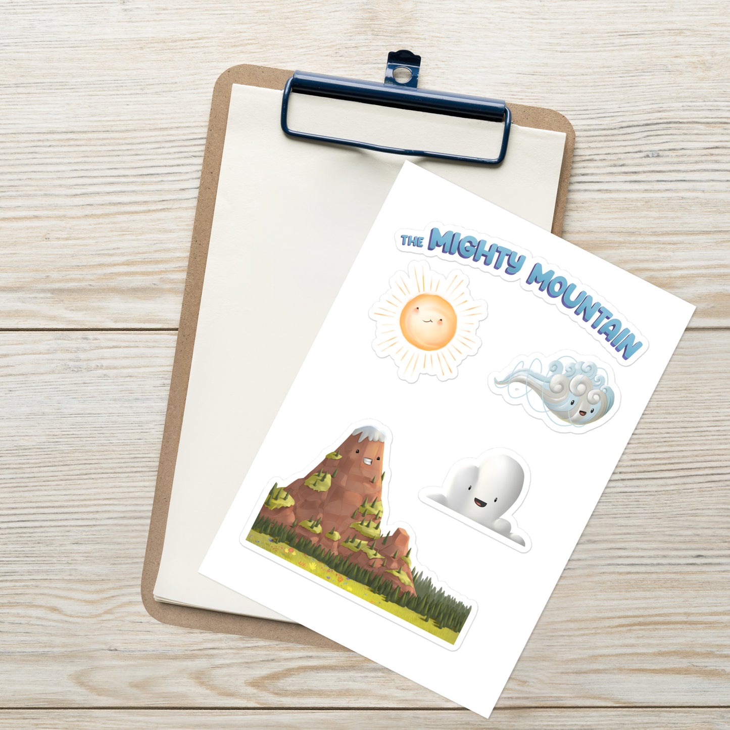 Mighty Mountain Sticker Sheet